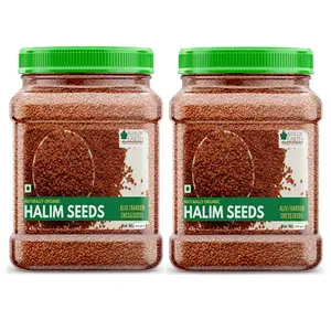 Bliss Of Earth Halim Seeds Organic for Eating Aliv Seeds for Hair & Immunity Booster Foods Pack of 2x600gm