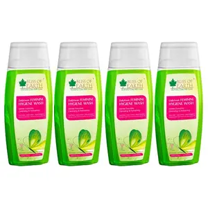 Bliss of Earth® 4x200ml Intimate Hygiene Wash For Women Organic Tea Tree Essential Oil Enriched For Itching & Irritation in Private Parts (Pack Of 4)