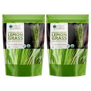 Bliss of Earth Organic Full Length Lemongrass Leaves Healthy Green Tea (2x100GM)