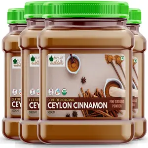 Bliss of Earth USDA Ceylon Cinnamon Powder Organic For Weight Loss Drinking & Cooking Dal Chini Powder (4x500gm)