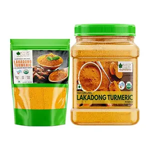 Bliss of Earth High Curcumin Certified Organic Lakadong Turmeric Powder For Daily Cooking Pack Of 2 (500gm+250gm)