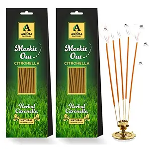 Out Garden Incense Sticks Repellent Agarbatti - Herbal and Natural (Pack of 2 x 30 Sticks)