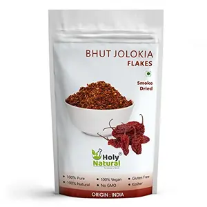 Bhut Jolokia Chilli Flakes (Smoke Dried) - 50 GM