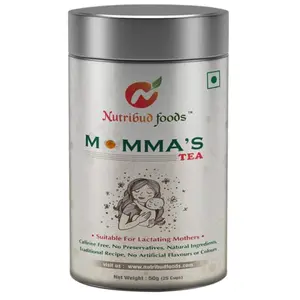 Nutribud Foods Momma's Tea - Natural Ingredients No Preservatives Caffeine Free Herbal Tea for Lactating Mothers (50 gm)