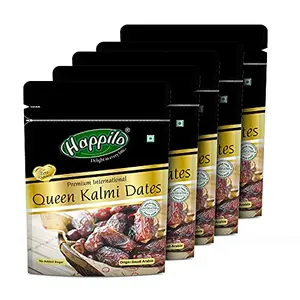 Happilo Premium International Queen Kalmi Dates 200g (Pack of 5)