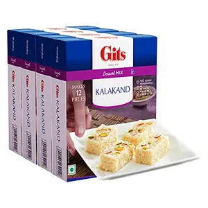 Gits Dessert Kalakand Mix 800g (Pack of 4 X 200g Each)