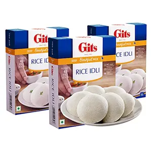 Gits Instant Rice Idli Breakfast Mix 1500g (Pack of 3 X 500g Each)