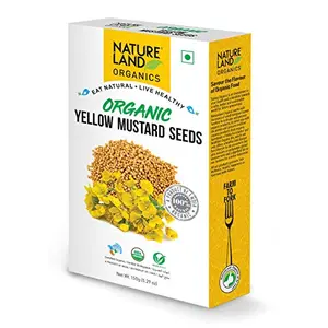 Natureland Organics Mustard Yellow 150 gm (Pack of 5)