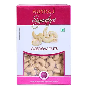 Nutraj Signature Cashew Nuts (Plain Kaju) W240 200g - Vacuum Pack