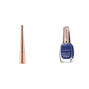 Lakme 9 to 5 Impact Eye Liner Black 3.5ml and Blue 9 ml