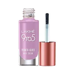 LAKME 9to5 Primer + Gloss Nail Colour Lavender Breeze 6 ml