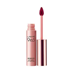 Lakme 9 to 5 Weightless Lip & Cheek Color Rosy Plum 9 g