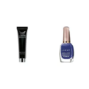 Lakme Absolute Blur Perfect Makeup Primer 30g And Lakme Insta Eye Liner Blue 9 ml