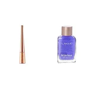 Lakme 9 to 5 Impact Eye Liner Black 3.5ml And Lakme Nail Color Remover 27ml