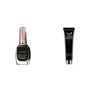 Lakme Insta Eye Liner Black 9ml And Lakme Absolute Blur Perfect Makeup Primer 30g
