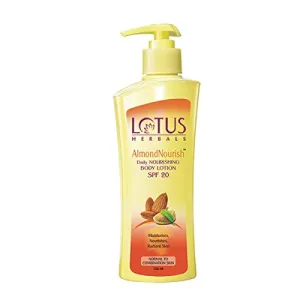 Lotus Herbals Almondnourish Daily Nourishing Body Lotion | Moisturises and Nourishes Skin | SPF 20 | For Normal / Combination Skin | 250g