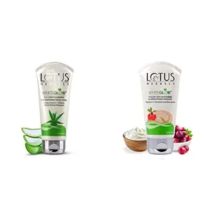 Lotus Herbals Whiteglow Essentials Kit: Face Foam Scrub & Masque
