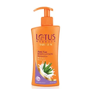 Lotus Safe Sun Anti Tan Body Lotion SPF 25 PA+++ with Aloe extracts Suitable for all skin types 250ml