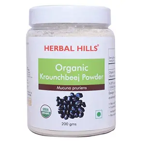 Herbal Hills Organic konch beej powder kaunch beej Krounchbeej Powder - 200 Gms