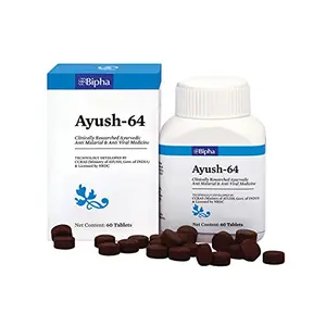 Ayush-64 Clinically Researched Ayurvedic Anti Malarial & Anti Viral Medicine - 60 Tablet