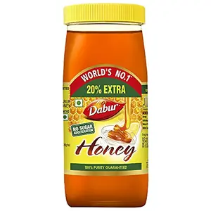 Dabur Honey :100% Pure World's No.1 Honey Brand with No Sugar Adulteration - 1kg (Get 20% Extra)