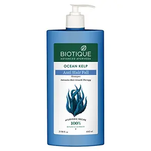 Biotique Bio Ocean Kelp Anti Hair Fall Shampoo Intenstive Hair Growth Therapy 650ml