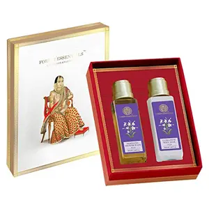 Forest Essentials Parijat Body Care Duo Gift Box 100ml (Body Lotion + Body Wash)