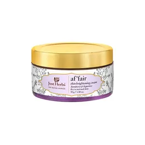 Just Herbs Ayurvedic Af'fair Fumitory Liquorice Skin Brightening Night cream Certified Ayurvedic Sulphate & Paraben Free - 50 GM