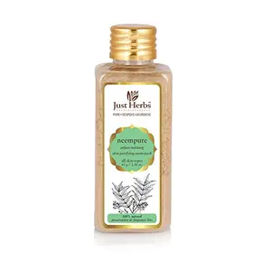 Just Herbs Ayurvedic Neempure Arjun-Nutmeg Skin Purifying Neem Face Pack for all Skin Type 100% Natural - 65 GM