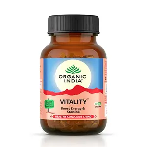 ORGANIC INDIA Organic Vitality Capsules (60 N Veg Capsules)