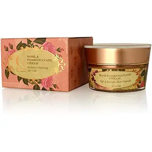 Ohria Ayurveda Rose & Pomegranate Face Cream | Soft Hydrating & Radiant Skin 50g