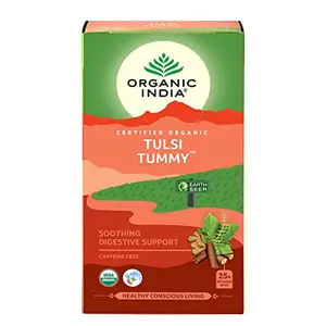 Organic India Tulsi Tummy Tea 25 Tea Bags