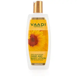 VAADI HERBALS Hand and Body Lotion with Sunflower Extract 350g (8906049912729)