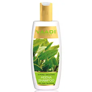Vaadi Herbals Superbly Smoothing Heena Shampoo with Green Tea Extracts 350g