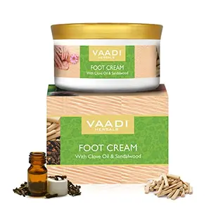 Vaadi Herbals Foot Cream Clove And Sandal Oil 150G