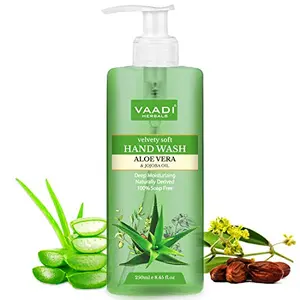 Vaadi Herbals Velvety Soft Aloe Vera and Jojoba Oil Hand Wash - 250 ml