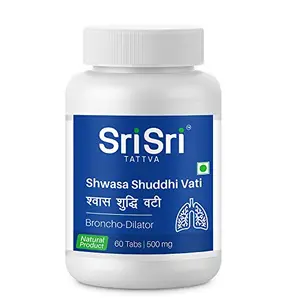 Sri Sri TATTVA shuddhta ka naam Shwasa Shuddhi Vati 500Mg Tablet - 60 Count