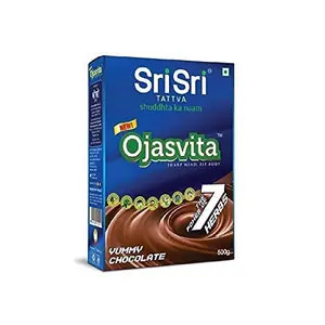 Sri Sri Tattva Ojasvita Chocolate Powder - Drink Mix for Sharp Mind & Healthy Body - 500 g
