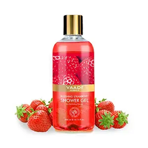 Vaadi Herbals Shower Gel Blushing Strawberry 300 ml