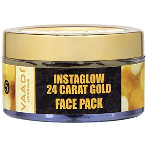 Vaadi Herbals 24 Carat Gold Face Pack Vitamin E and Lemon Peel 70g