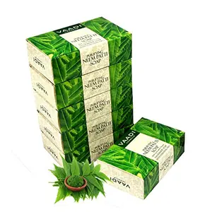 Vaadi Herbals Neem Patti Soap Pure Neem Leaves 75g x 6