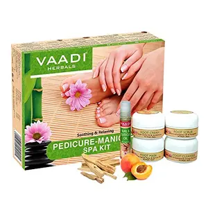 Vaadi Herbals Soothing And Refreshing Pedicure Manicure Spa Kit 135g