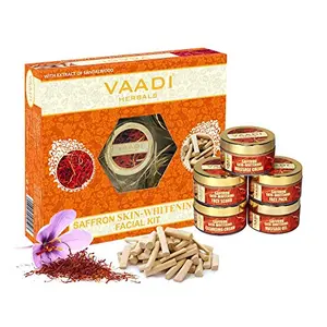 Vaadi Herbals Saffron Skin Whitening Facial Kit with Sandalwood Extract 70g