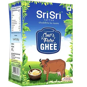Sri Sri Tattva Cow Ghee - Pure Cow Ghee for Better Digestion and Immunity - 1 Litre (Pack of 1)