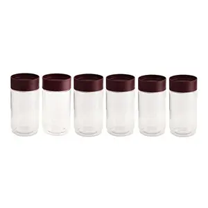 Cello modustack airtight plastic pet canister set 6 pieces 1000 ml clear