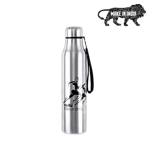 Cello Goldie Stainless Steel Water Bottle 1000 ml Set of 1 Silver
