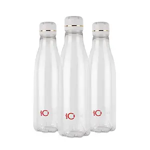 Cello Ozone Plastic Water Bottle 1000ml Set of 3 Clear