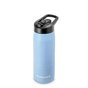 Freelance Skyline Vacuum Insulated Stainless Steel Flask Water Beverage Travel Bottle 900 ml Blue (1 Year Warranty)