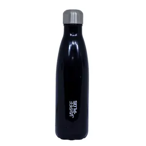 Jaypee Plus Alpha 500 Stainless Steel Water Bottle 500 ml Black.