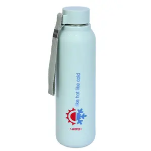 Jaypee Brightsteel Hot & Cold Steel Insulated Water Bottle (Olive Green 700 ml)